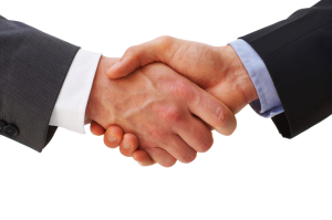 Real Estate Agent Handshake